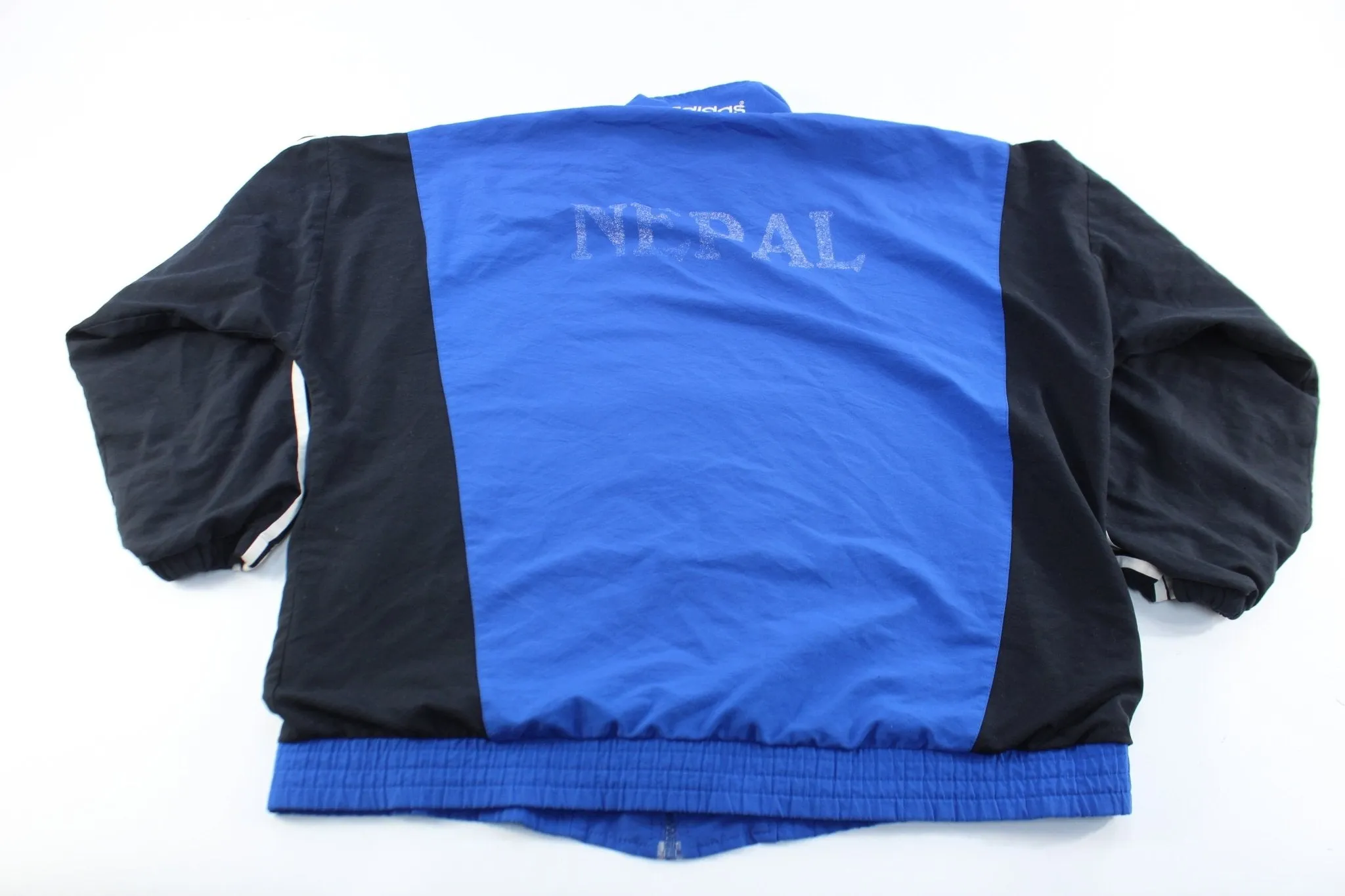 90's Adidas Embroidered Logo Nepal Zip Up Jacket