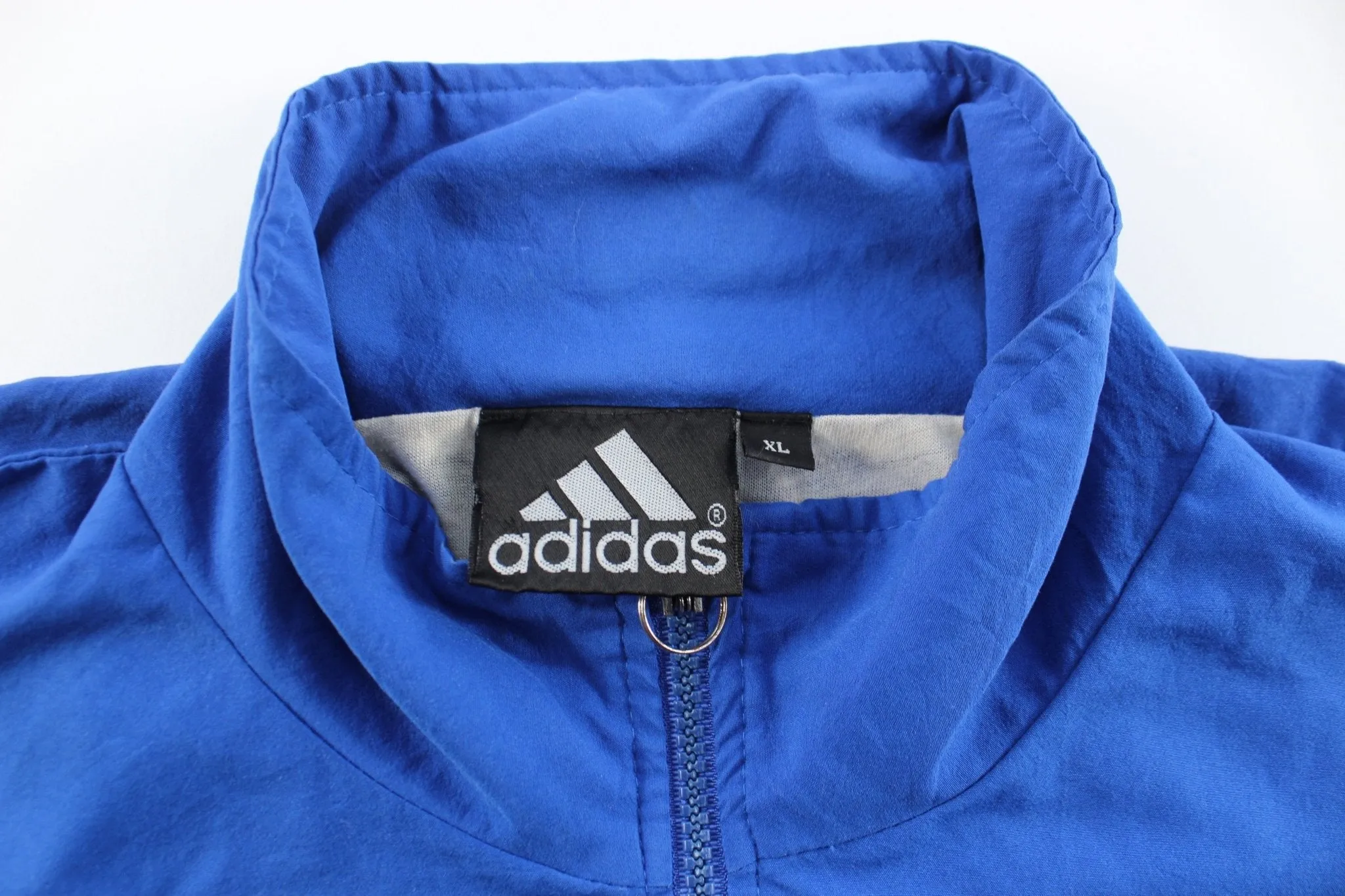 90's Adidas Embroidered Logo Nepal Zip Up Jacket