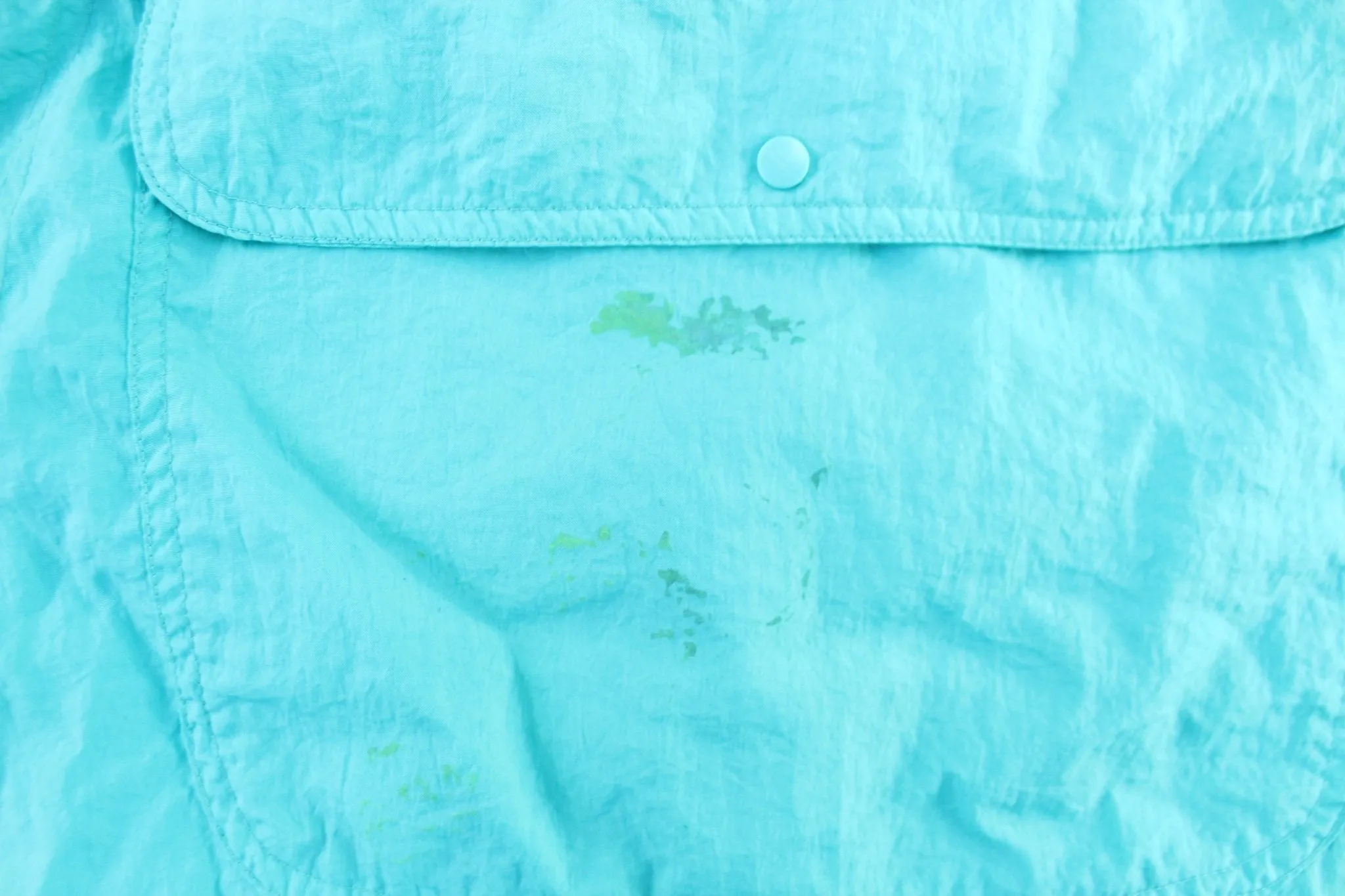 90's Nike Cross Training White, Black, & Turquoise Windbreaker Jacket