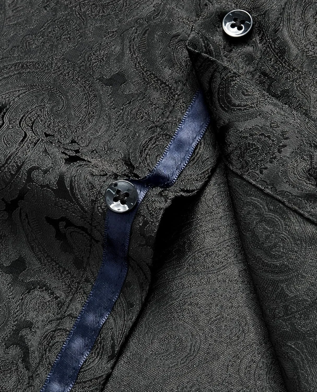 Alimens & Gentle Mens Paisley Shirts Dress Shirt for Men Western Cowboy Shirt Long Sleeve Button Down Shirt Wedding Party