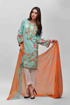 AUJ Lawn Collection 2016 Vol 1 – Design 12A