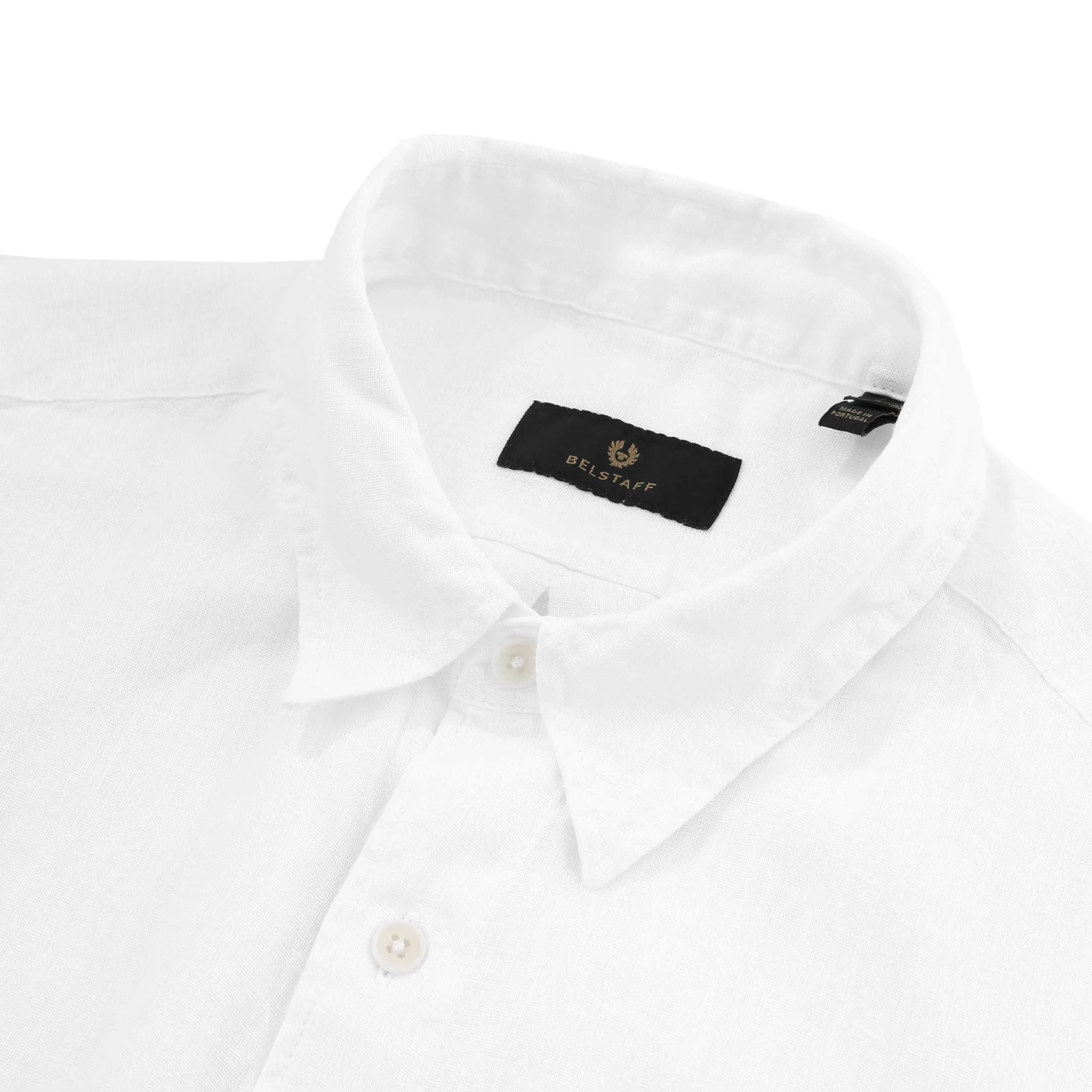 Belstaff Scale Linen Shirt in White