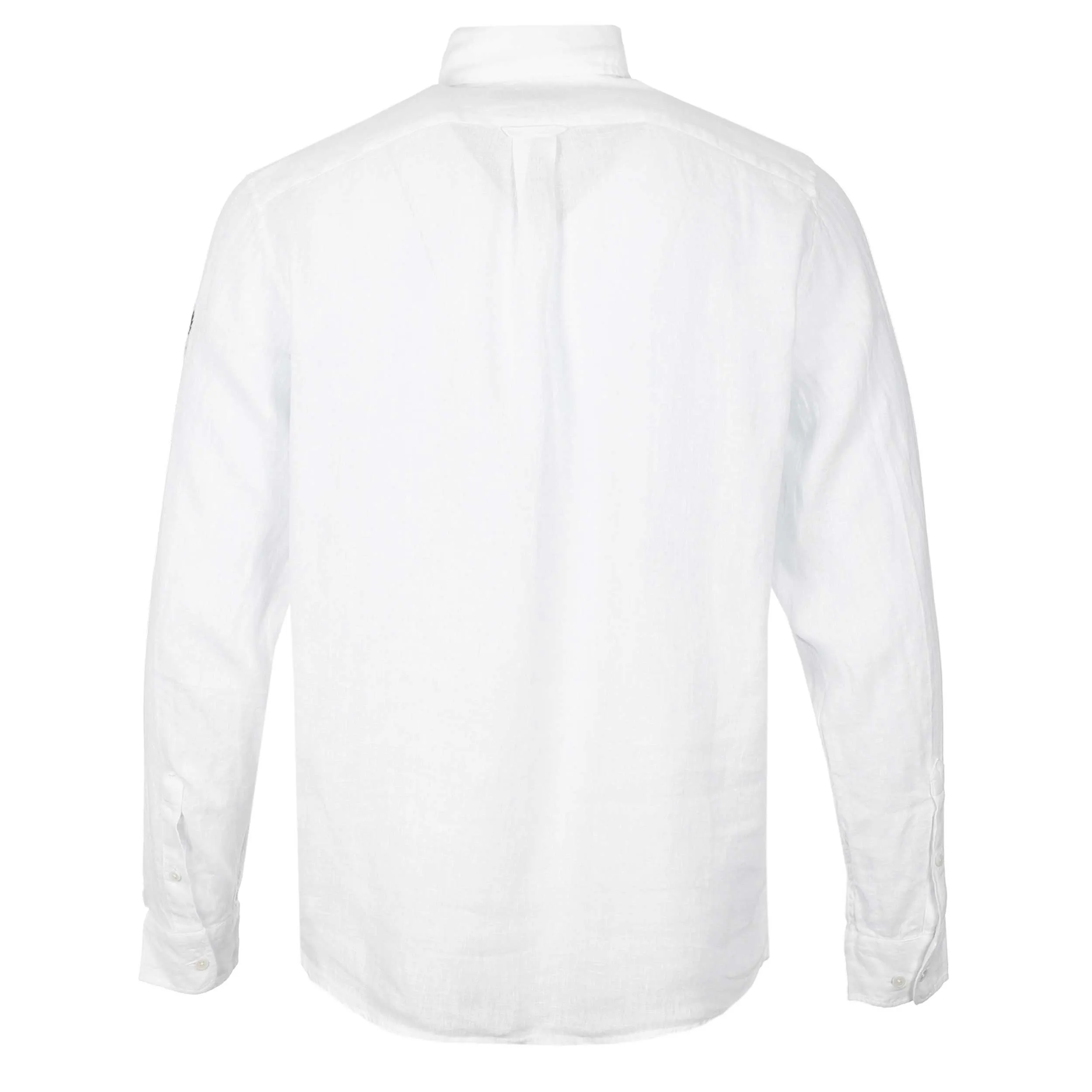 Belstaff Scale Linen Shirt in White