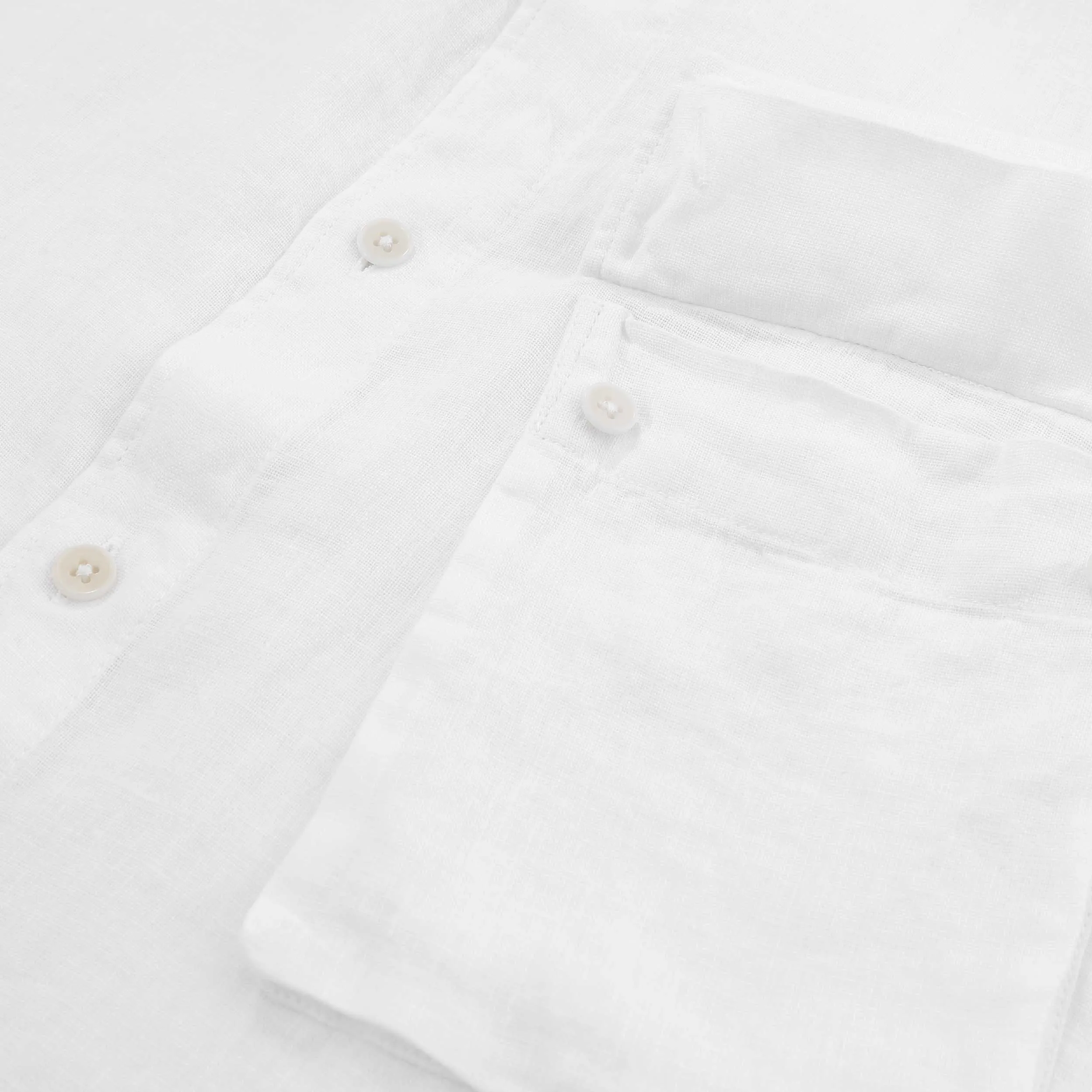 Belstaff Scale Linen Shirt in White