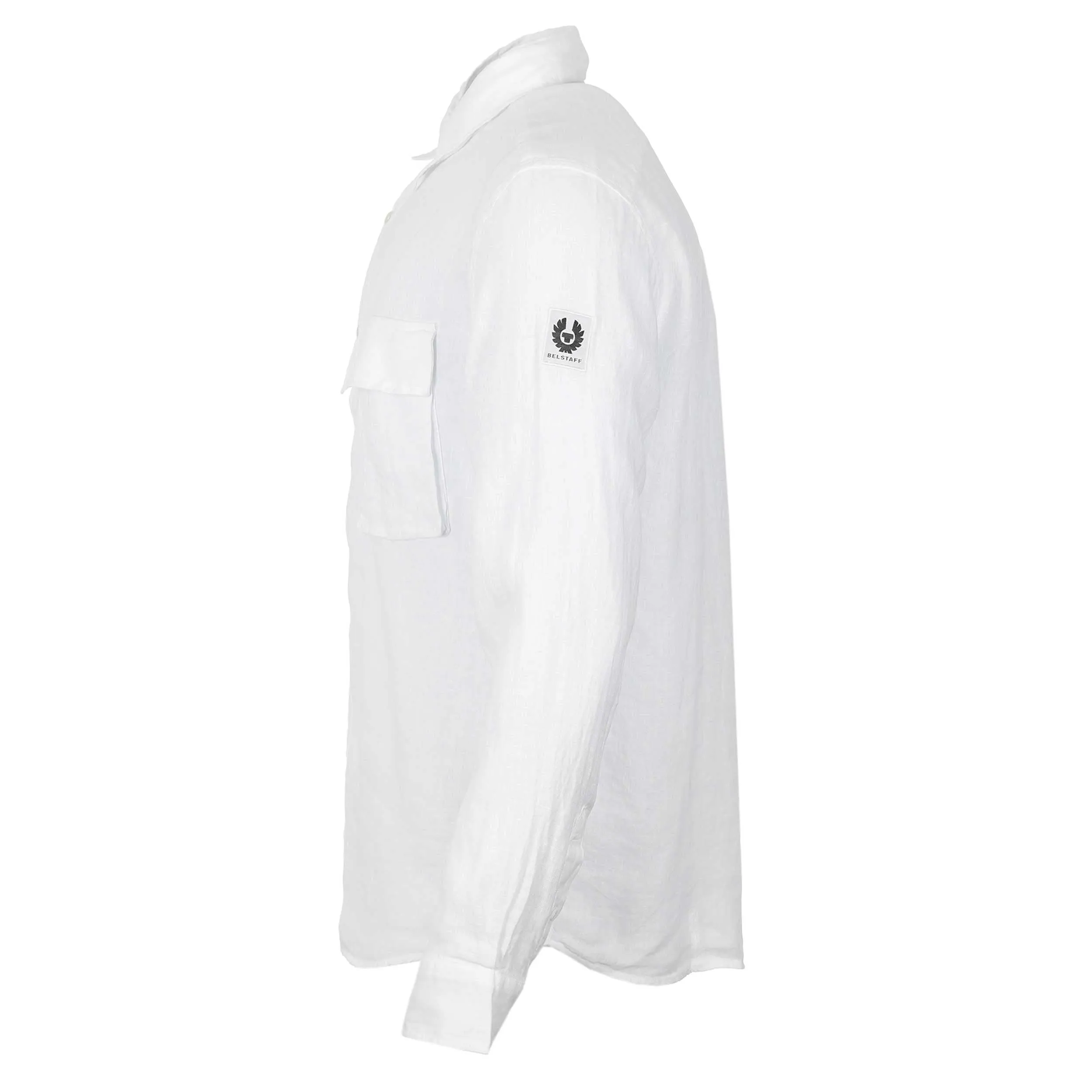 Belstaff Scale Linen Shirt in White