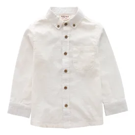 Big Boy Long Sleeve Off White Dobby Shirt