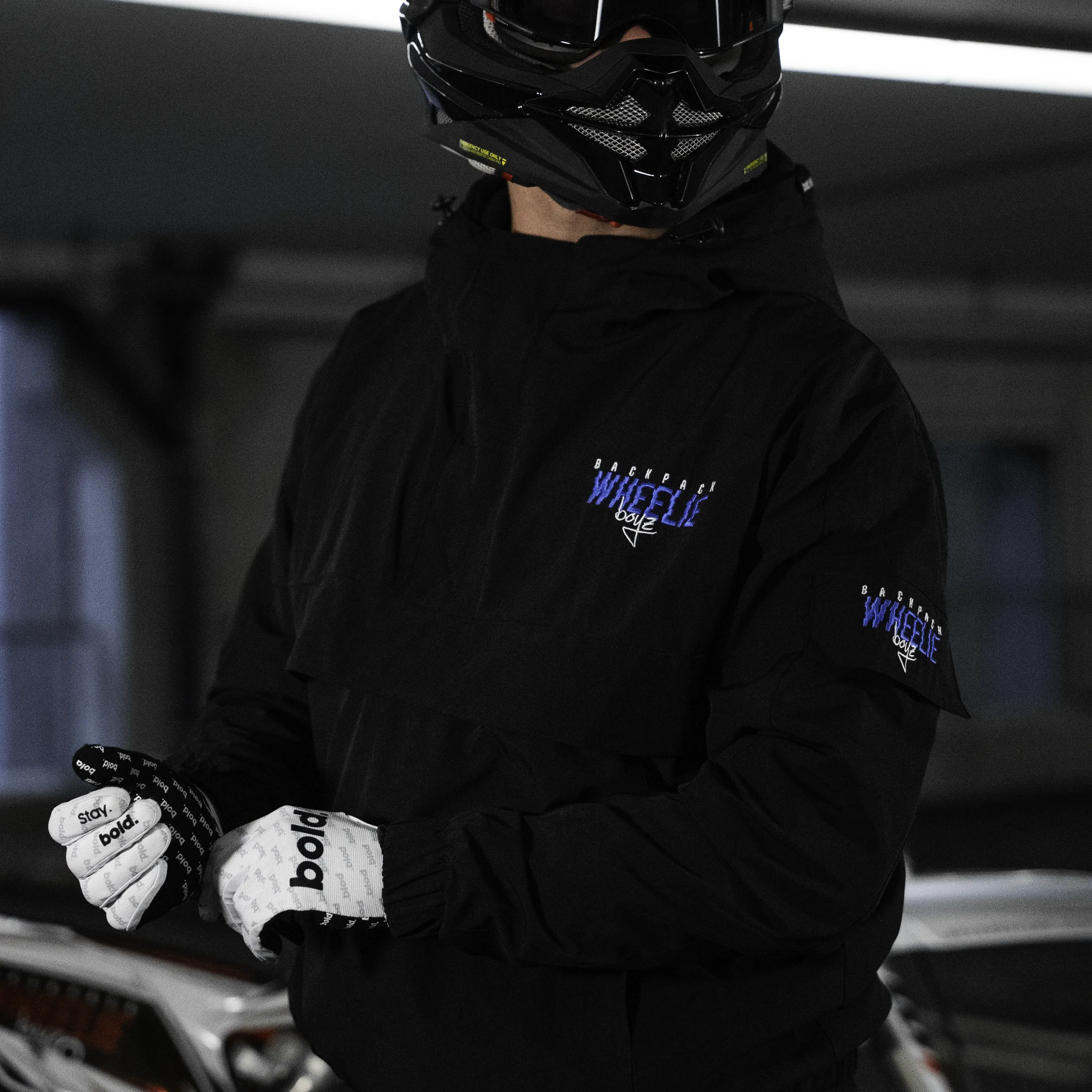 BPWB Blue Windbreaker