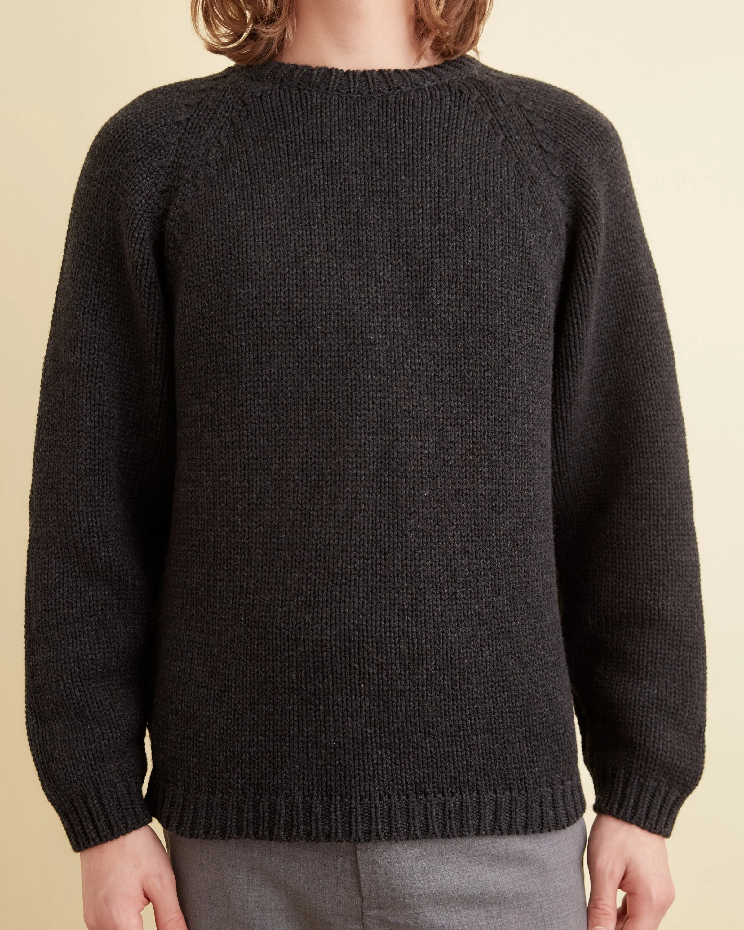 Cashmere Crewneck - Charcoal