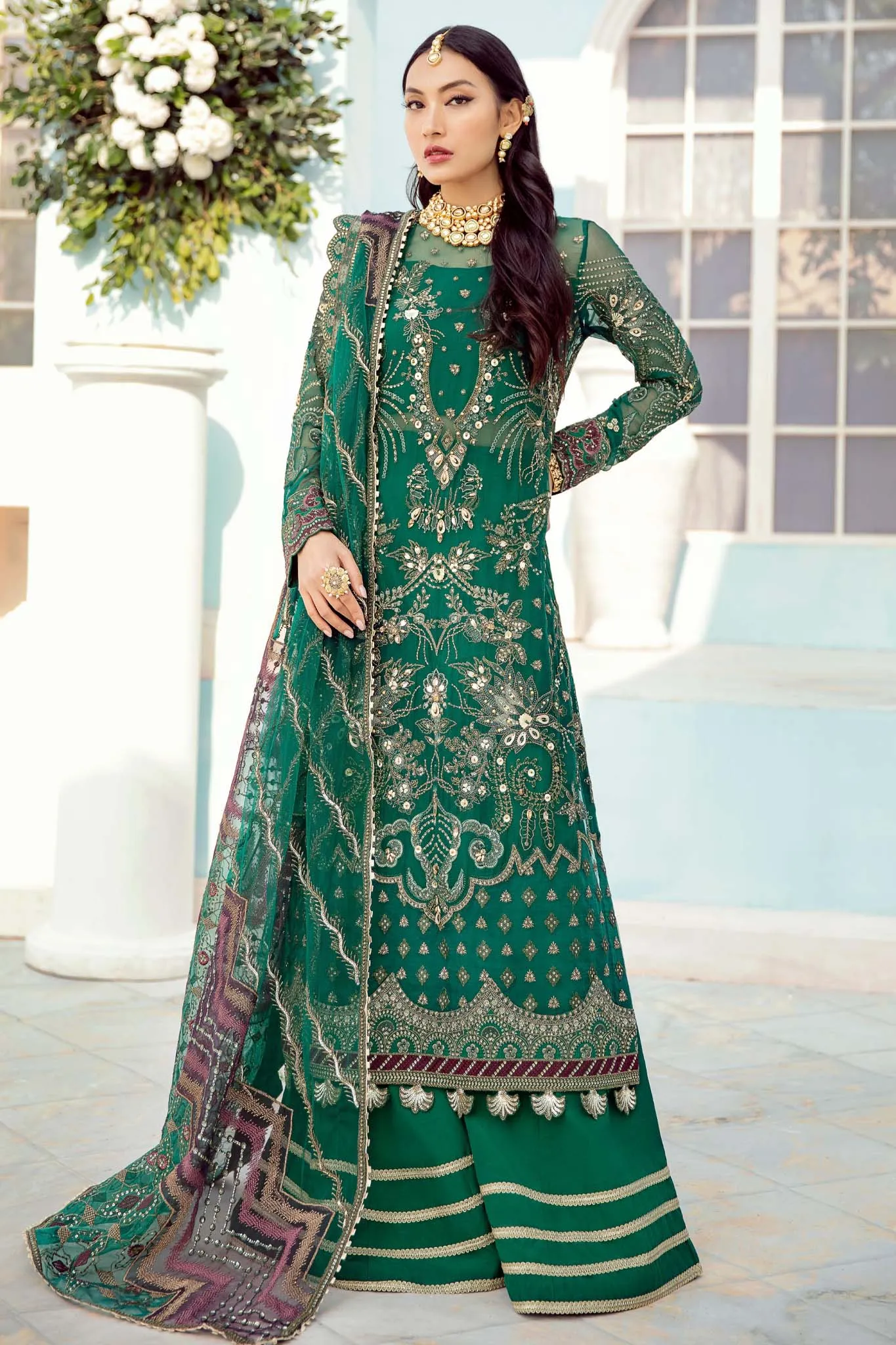 Celestial by Iznik Unstitched 3 Piece Luxury Chiffon Collection'2022-ICC-09