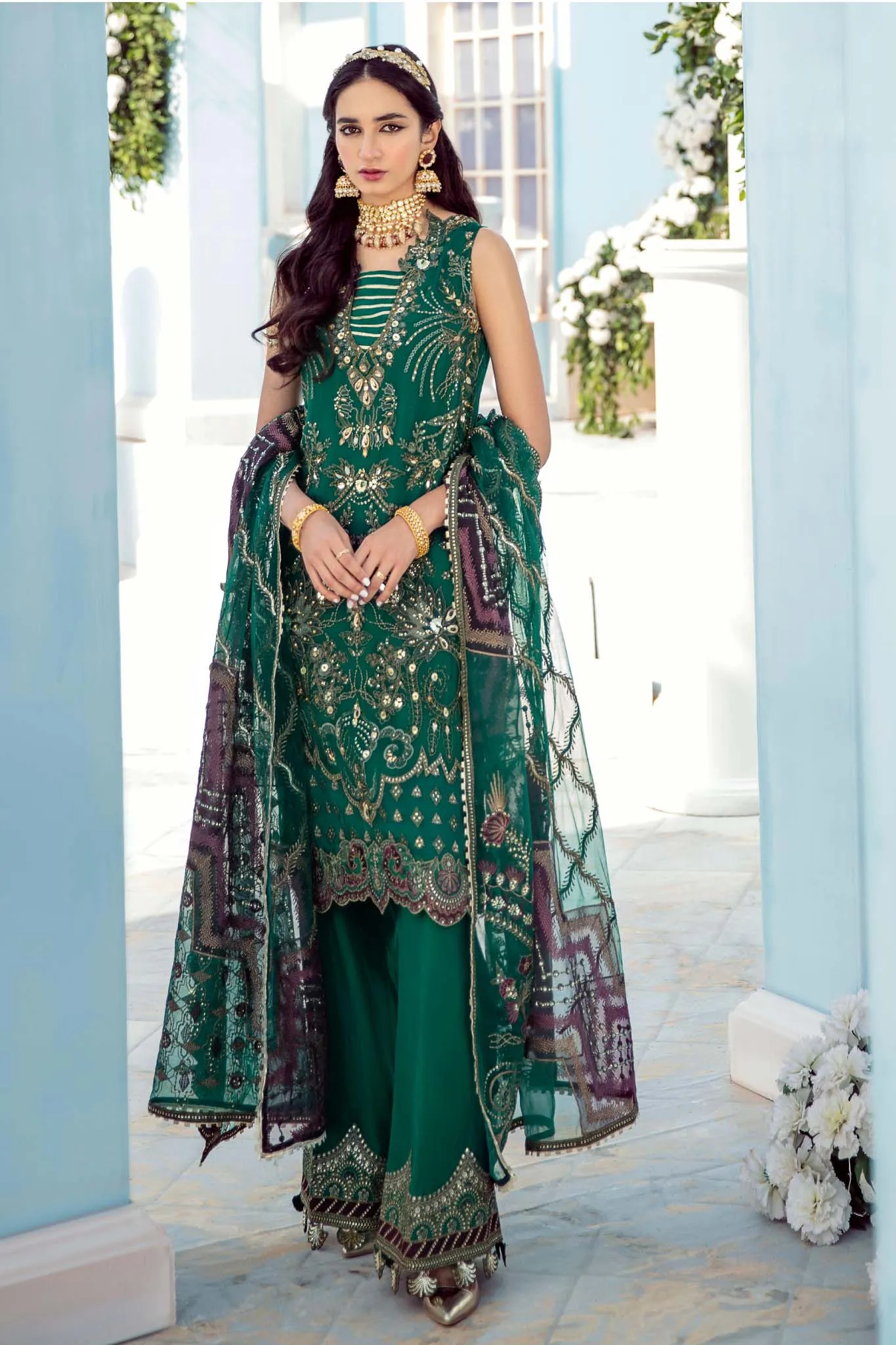 Celestial by Iznik Unstitched 3 Piece Luxury Chiffon Collection'2022-ICC-09