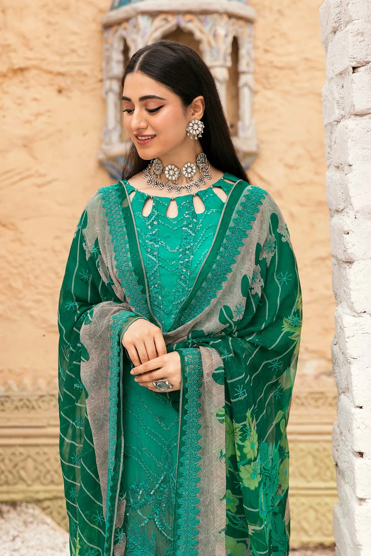 Charizma Vasl Embroidered Bamber Chiffon Collection Vol-2 – VSL22-13