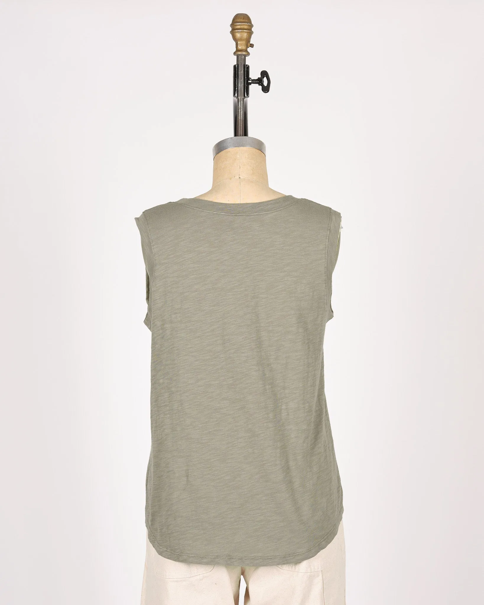 Cotton Sleeveless Tee