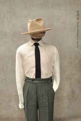 Delancey Shirt - Belgian Linen - Oyster White - M, L, XXL