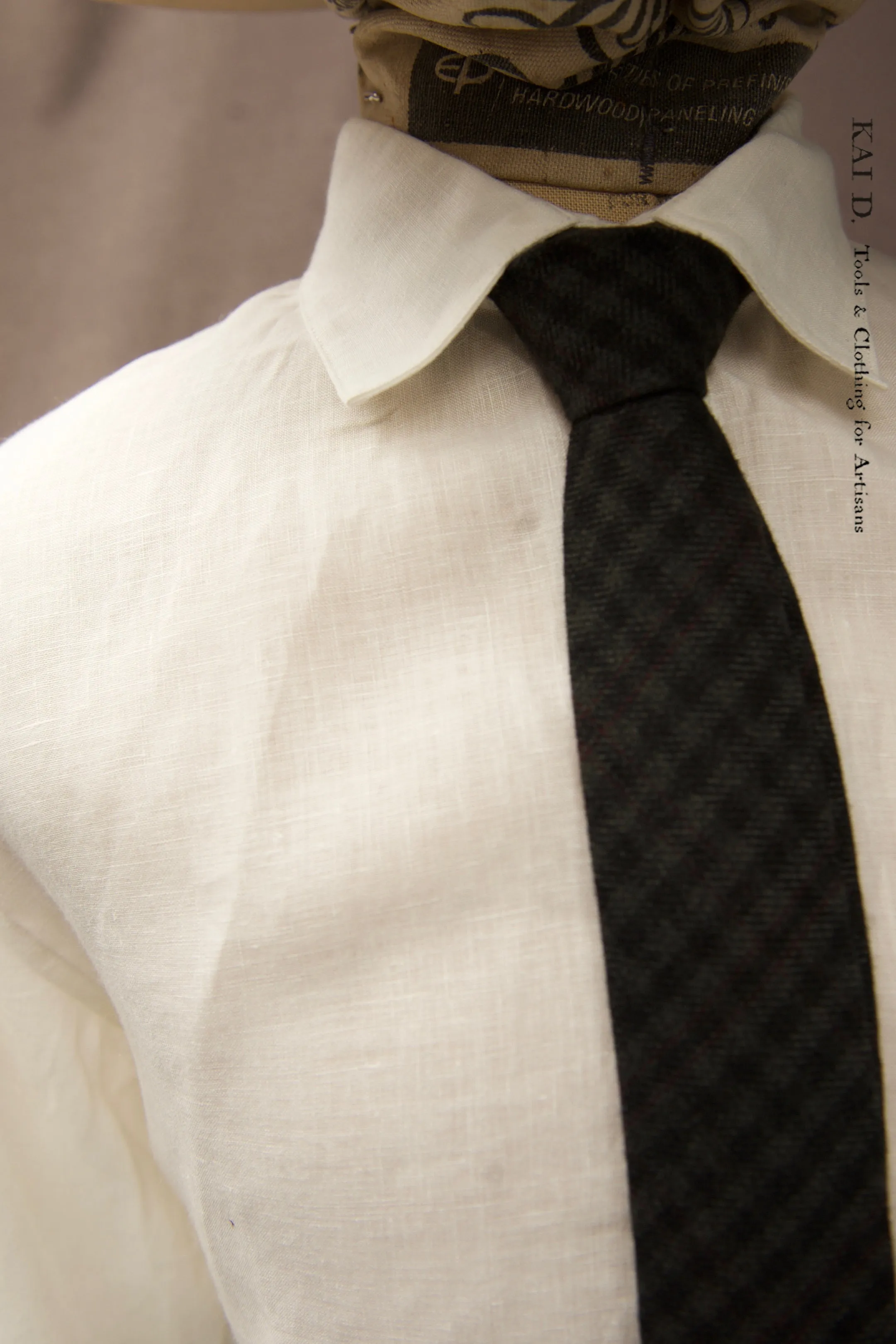 Delancey Shirt - Belgian Linen - Oyster White - M, L, XXL