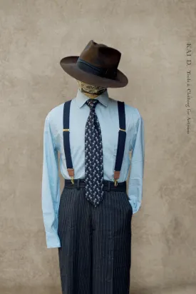 Delancey Shirt - Blue Artisan Twill - S, M, L, XL, XXL