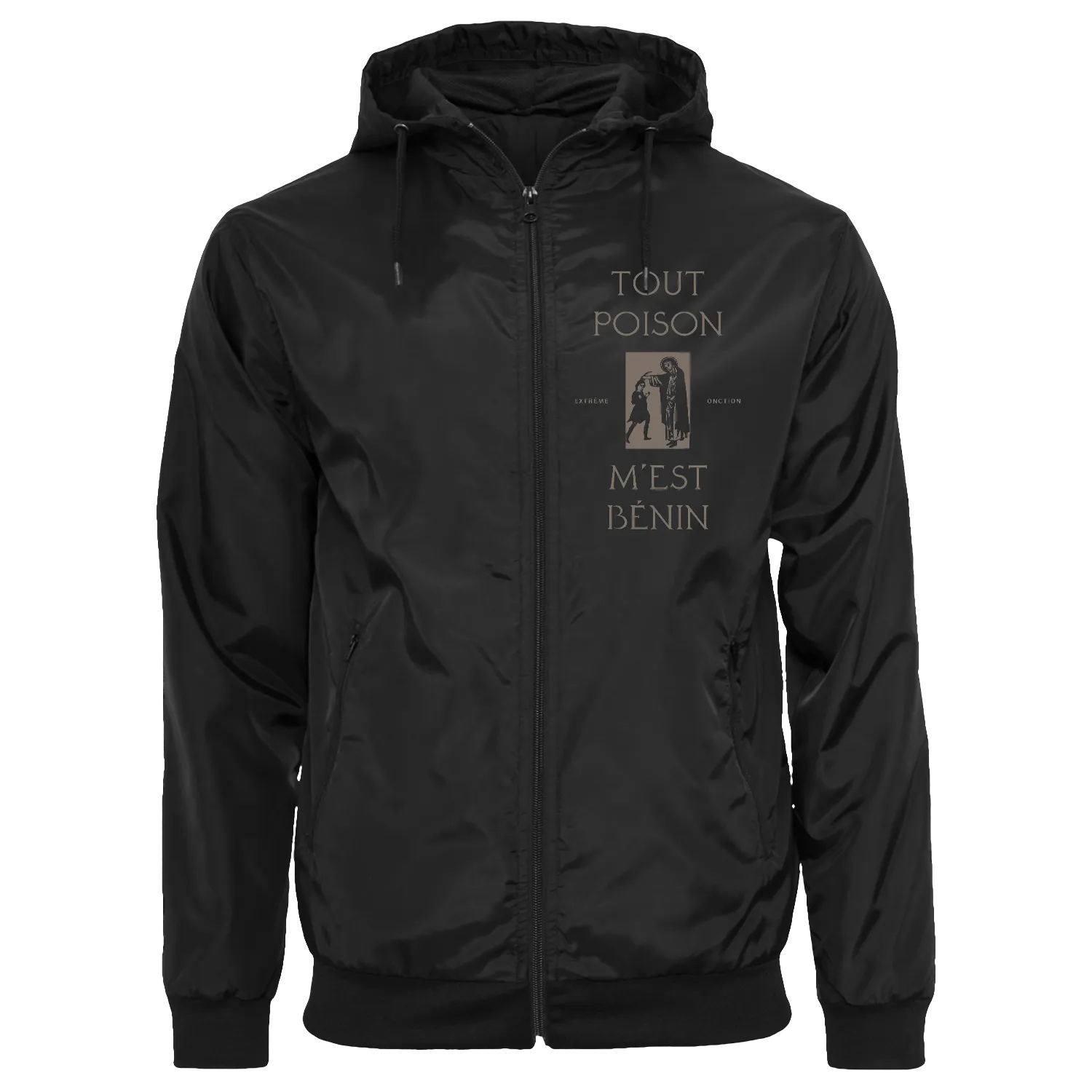 Fange “Extrême-Onction” Black Windbreaker