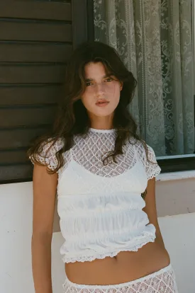 Faye Top | White