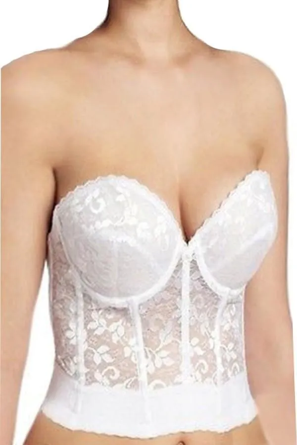 Floral Lace Crop Top Bustier