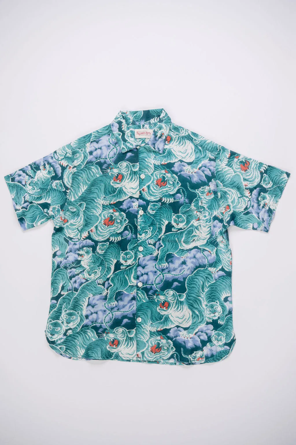 Freenote Cloth Hawaiian - Turquoise Tiger