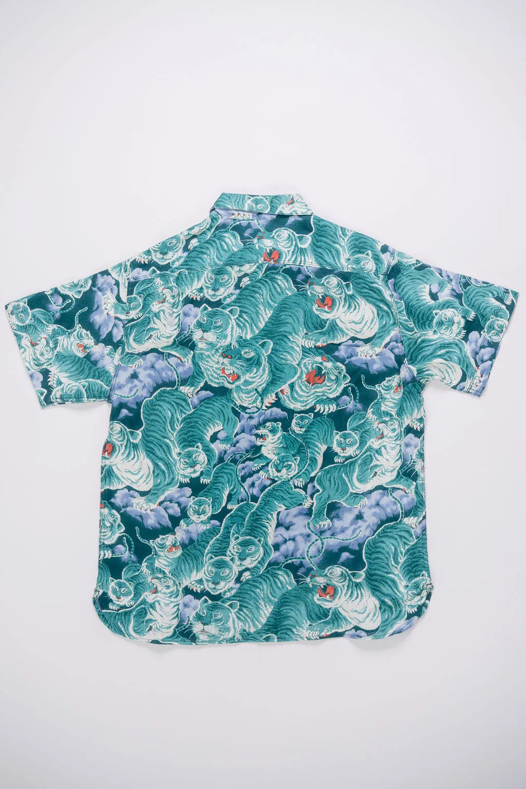 Freenote Cloth Hawaiian - Turquoise Tiger
