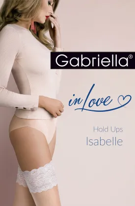 Gabriella Isabelle Bridal Hold ups Cream or Pale Blue Lace Tops