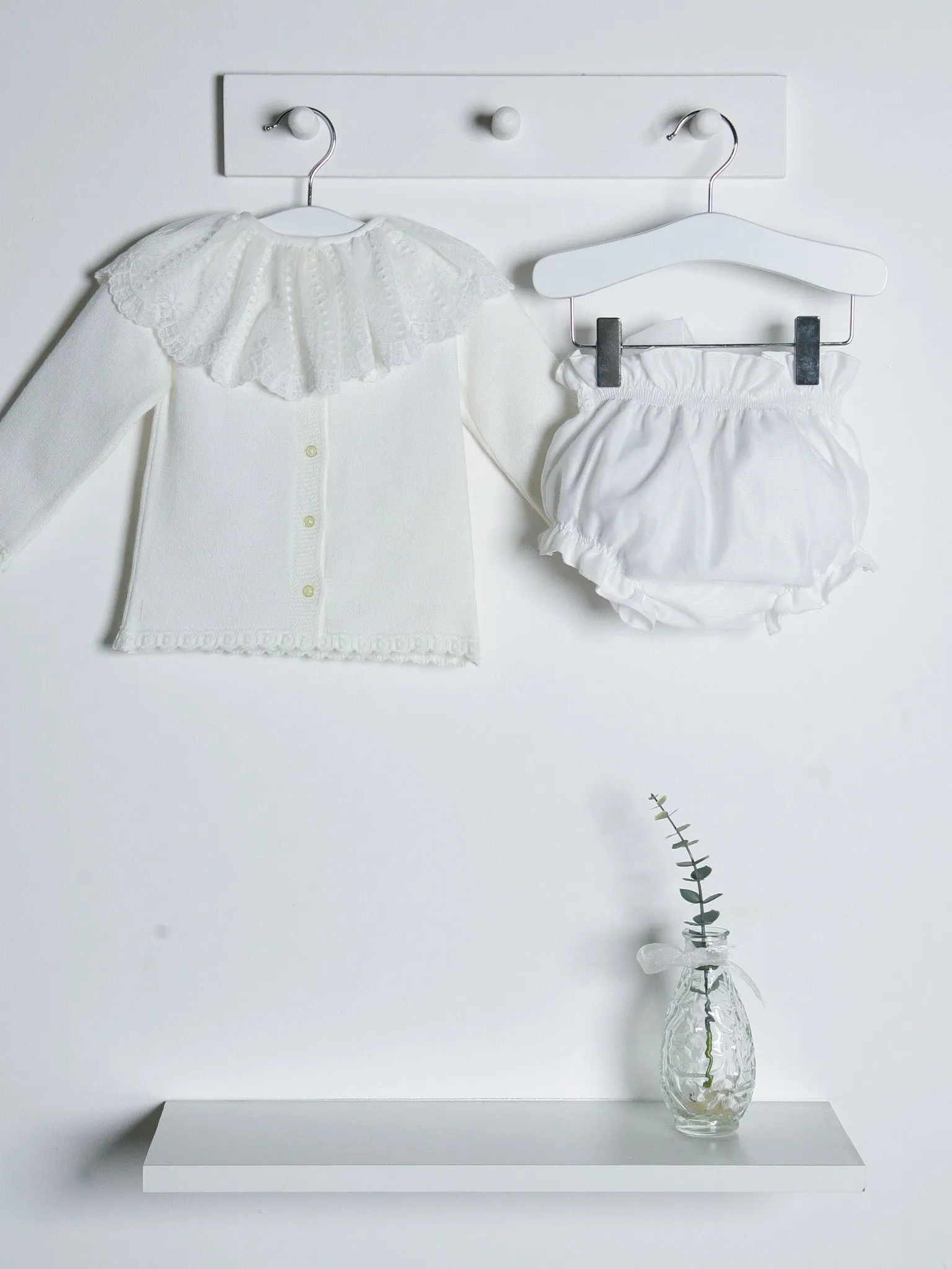 Granlei lace & organza bloomer pant set