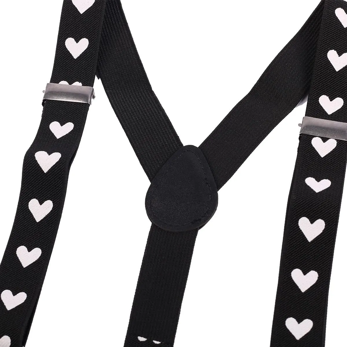 IMEKIS Baby Boys 1st Birthday Cake Smash Outfit Suspenders Bowtie Shorts Sets Cupid Photo Shoot