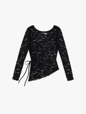 Jo Lace Top - Licorice Lace