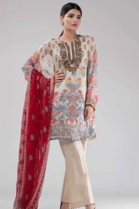 Khaadi Luxury Collection 2018 – Q18202 Off White