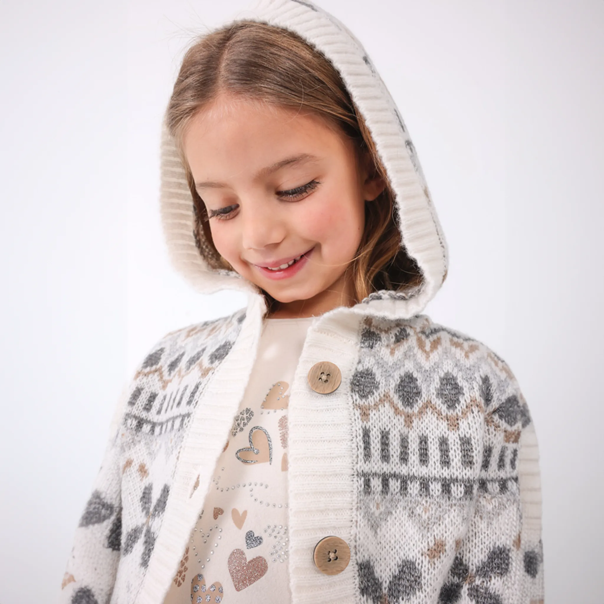 Knit Jacquard Cardigan