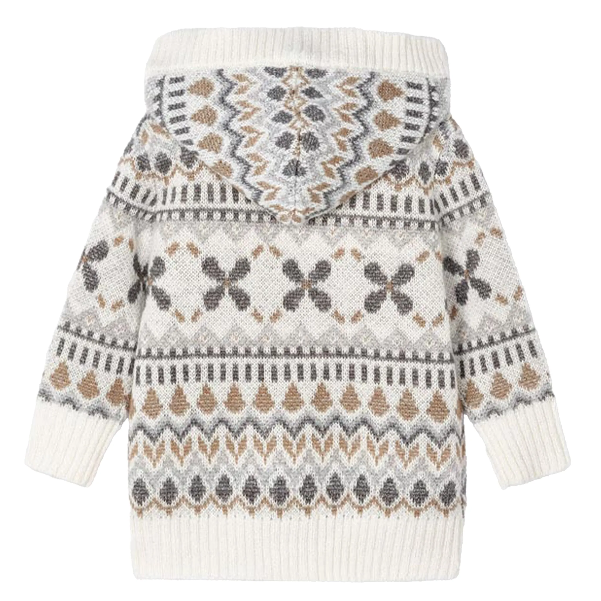 Knit Jacquard Cardigan