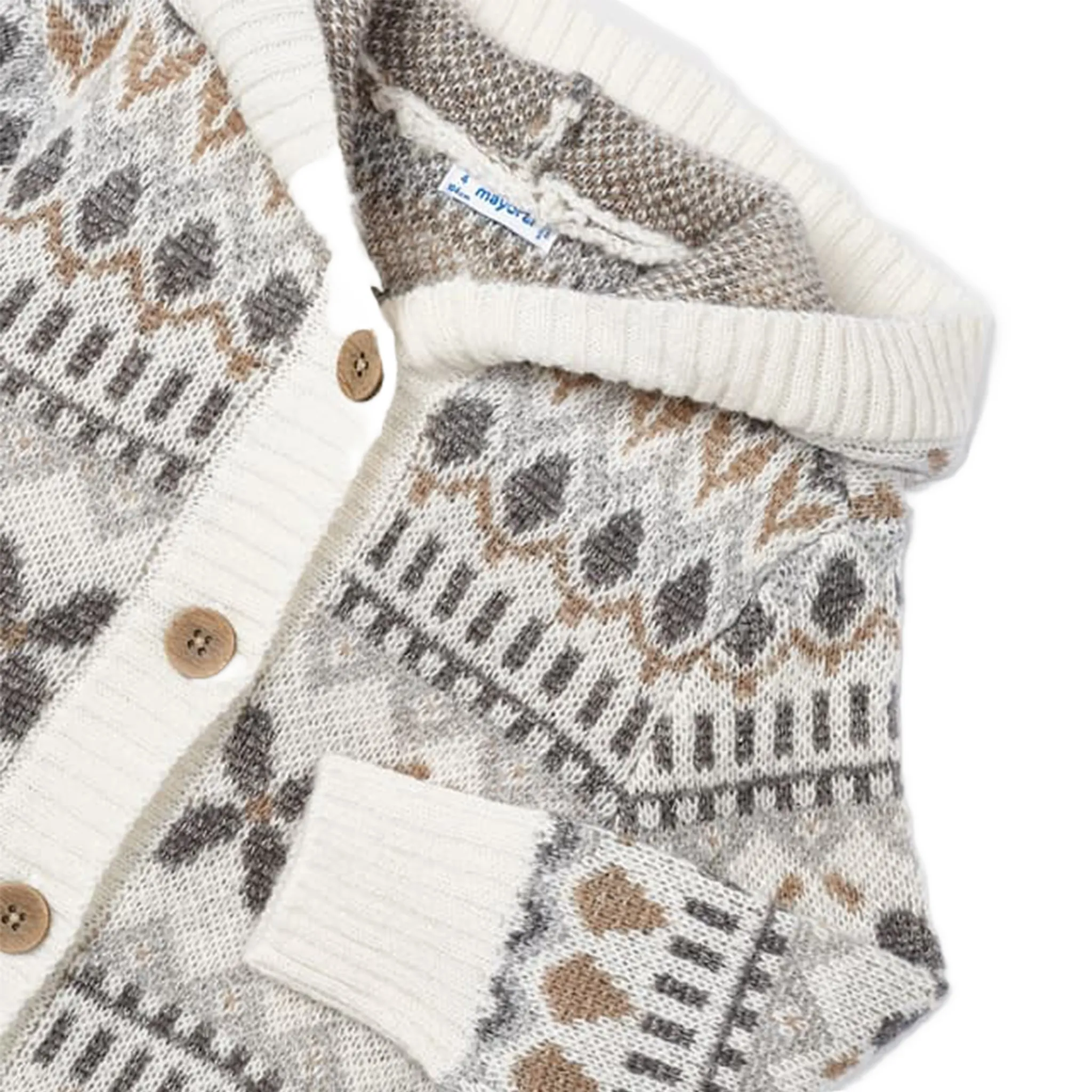 Knit Jacquard Cardigan