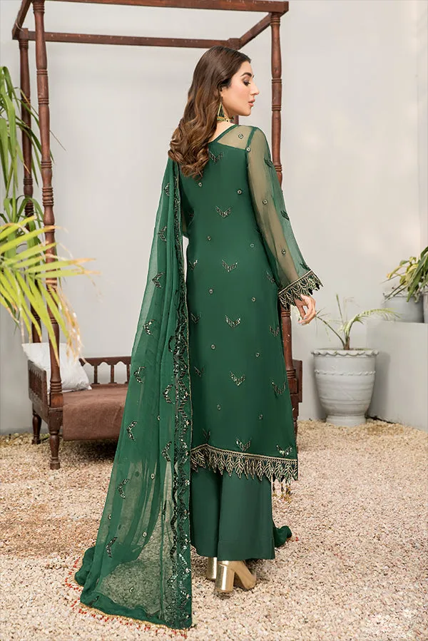 La Fleur By Maryam's Luxury Chiffon Collection 2022 – D-33 Nile Quiver