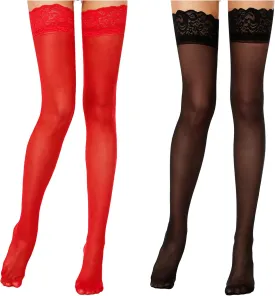 Lidogirl Lace Top Thigh High Stockings