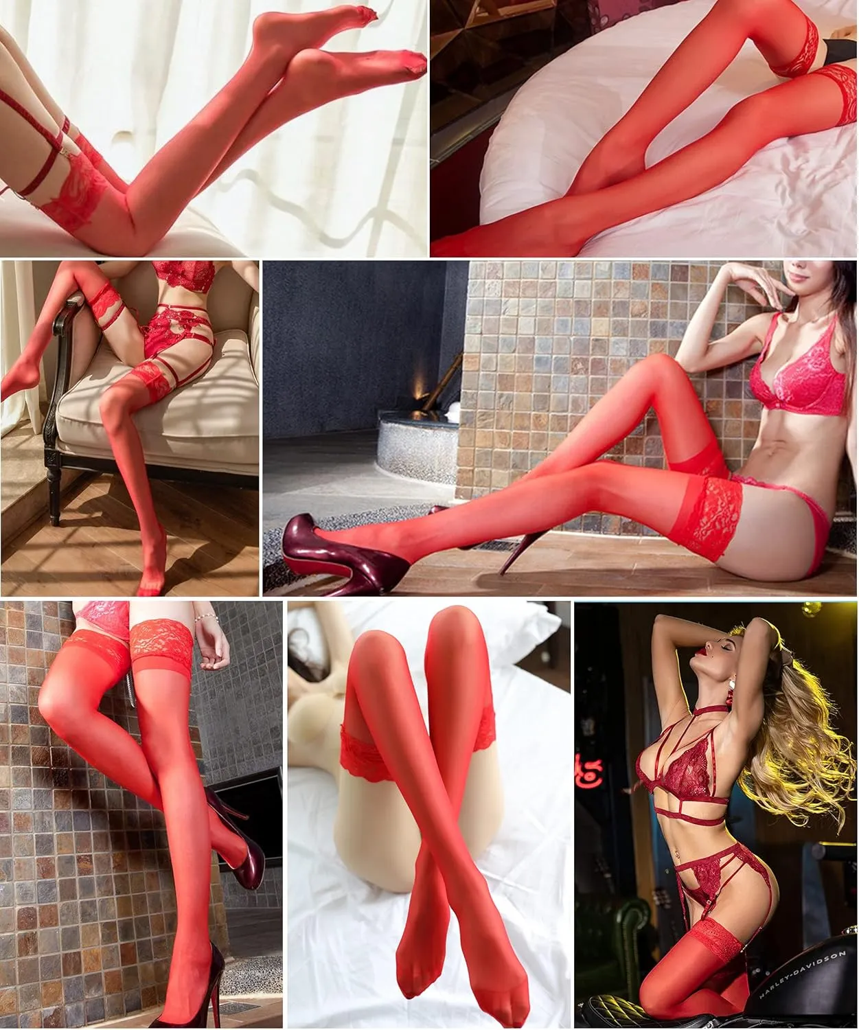 Lidogirl Lace Top Thigh High Stockings