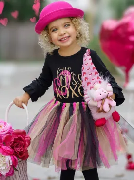 Little Miss XOXO Tutu Skirt Set