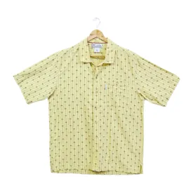 Men's Columbia Sportswear Printed Short Sleeve Button Down Collared Shirt | L