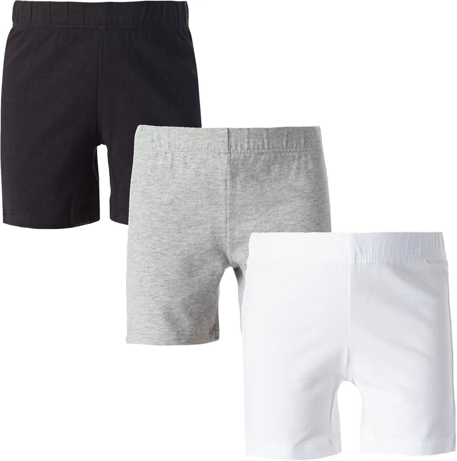 MY WAY Toddlers & Girls Bike Shorts Cotton & Spandex  Biker Shorts for Under Dresses, Cartwheel & Dance - 3 Pack Sizes 2T-16