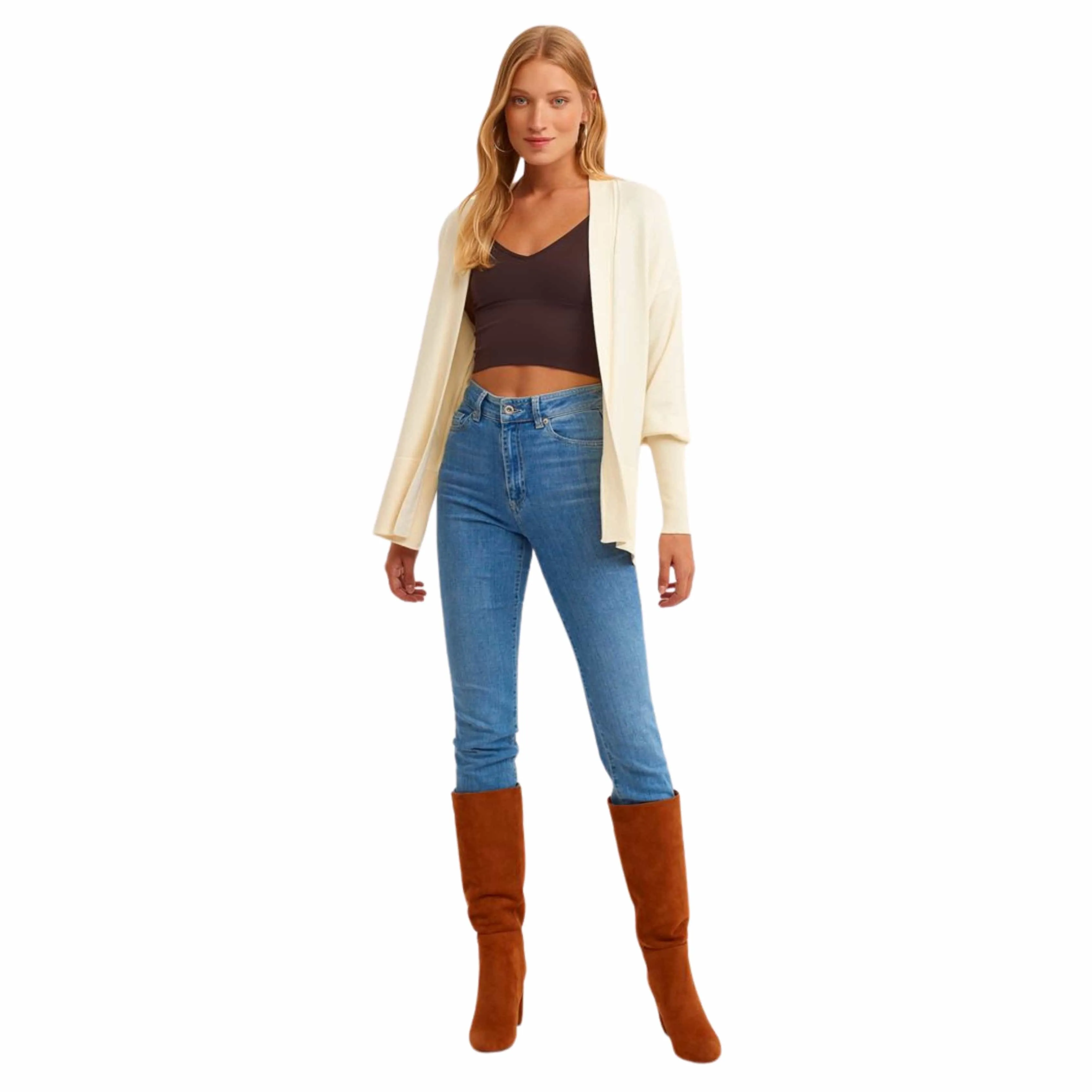 OXXO - Midi Length Knitwear Cardigan