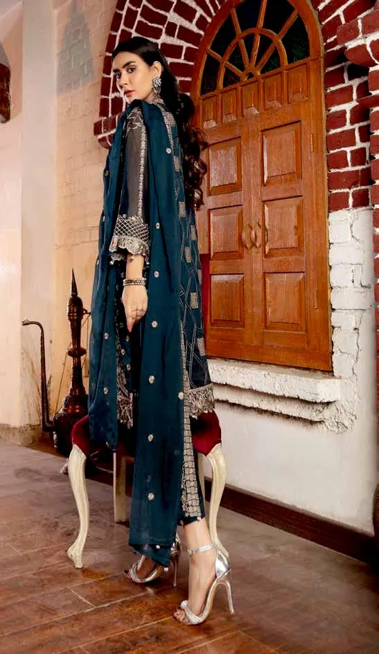 Poshak Luxury Chiffon Collection – D-071