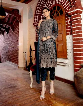 Poshak Luxury Chiffon Collection – D-071
