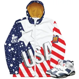 Retro 6 Olympic Dream Team Ceremony Windbreaker
