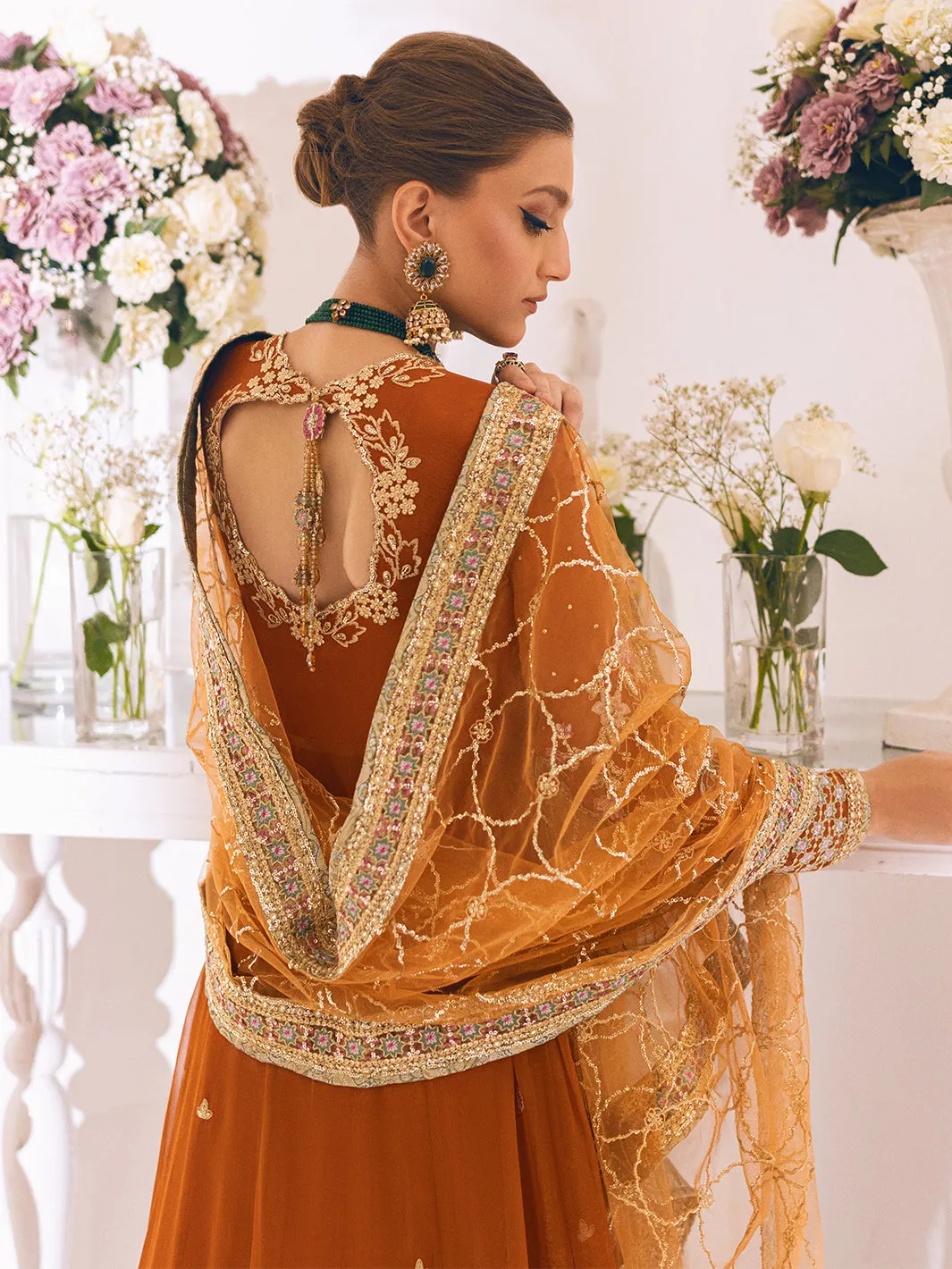 Roheenaz Sawariya Luxury Kalidaar Chiffon Formal Collection – DN-09