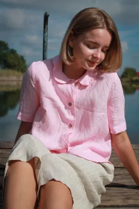 Short Sleeve Linen BELLA Shirt