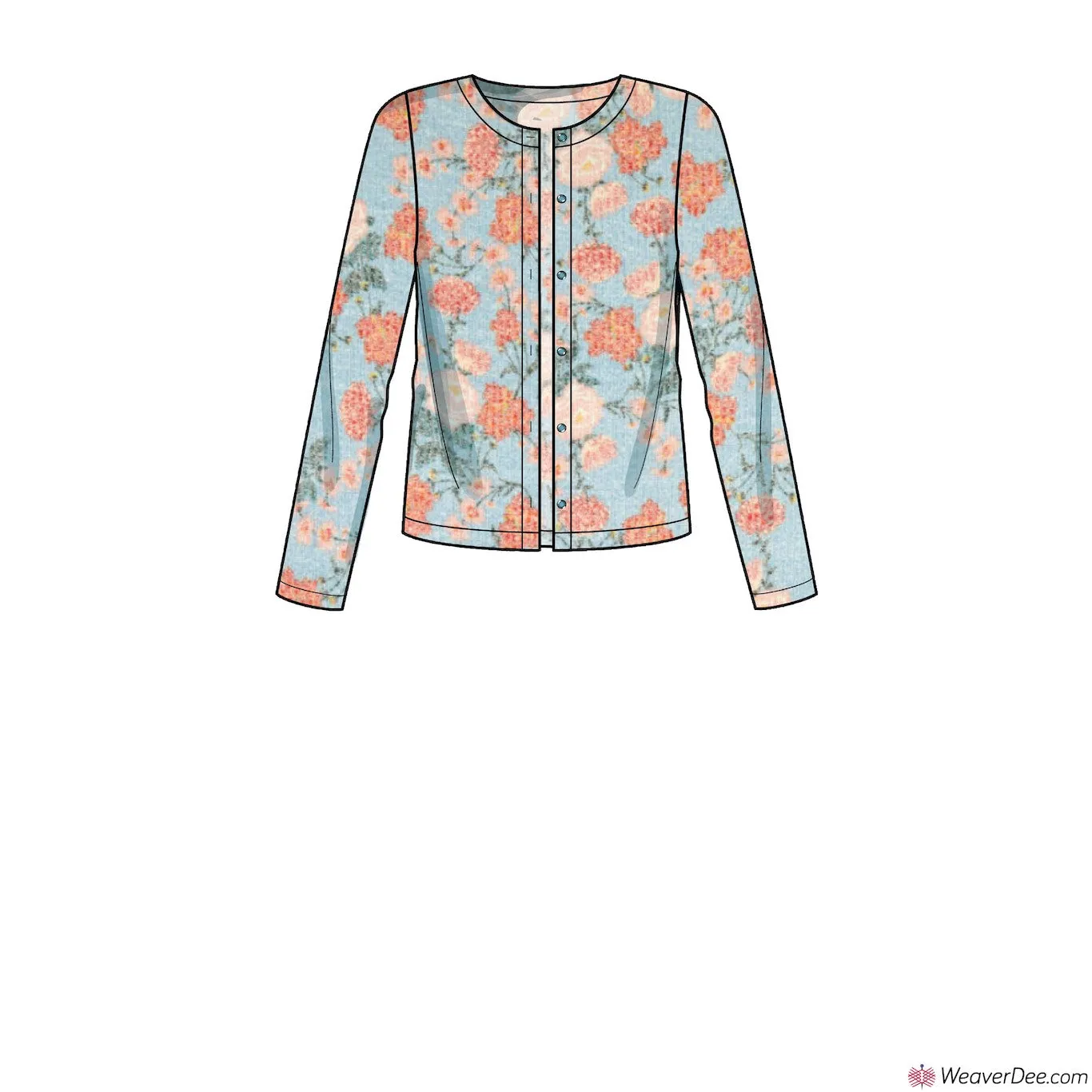 Simplicity Pattern S9272 Misses' Knit Cardigan Top & Trousers
