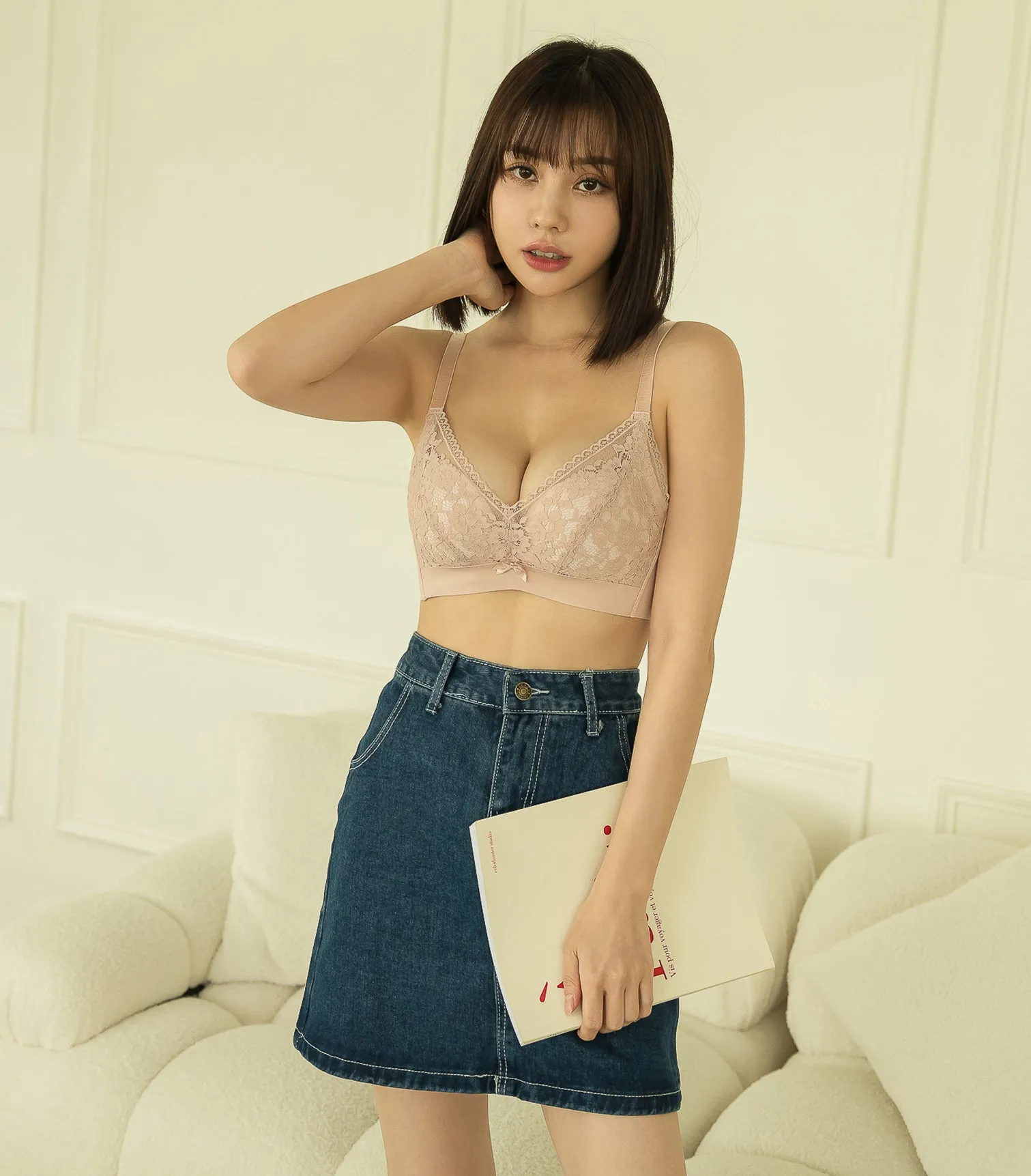 SOFT & SKIN - Friendly Wireless Bra - Without Undies Pink