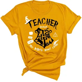 Teacher Shirts - Funny Teacher Shirts - Teacher Appreciation Shirt - Cool Teacher Shirt - Fun Teacher Shirt - Teacher Shirt - Back to School Shirt - Gift for Teacher - Teacher Gift - Teacher Supplies