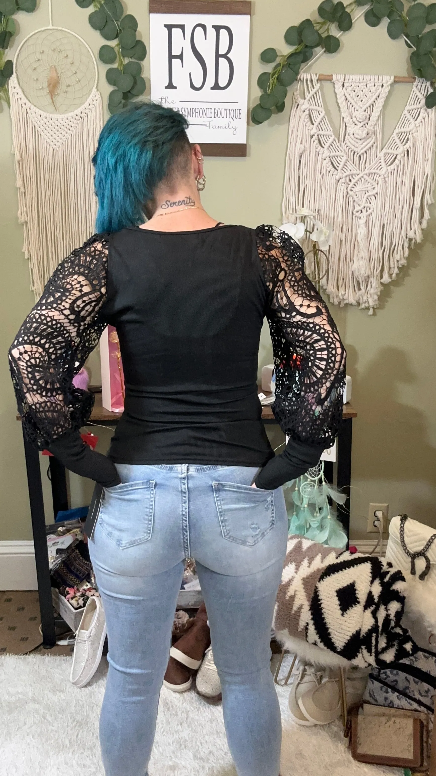 The Lilah Lace Top