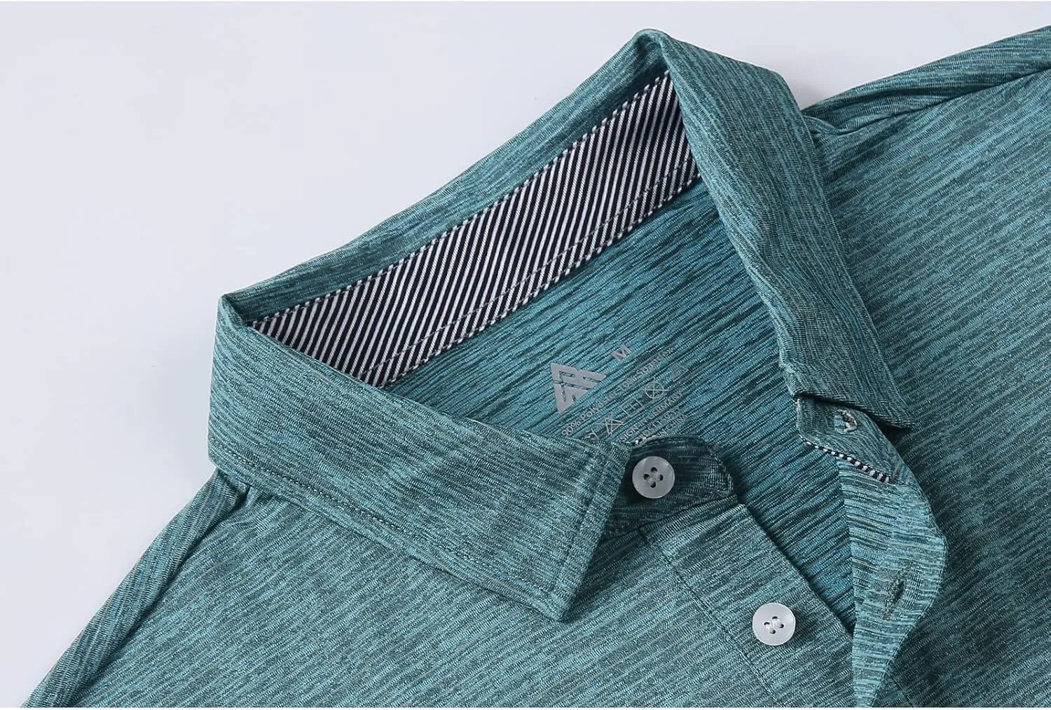V VALANCH Mens Golf Polo Shirt Short Sleeve Performance Moisture-Wicking Cationic Shirt Casual Sports Tennis Shirt