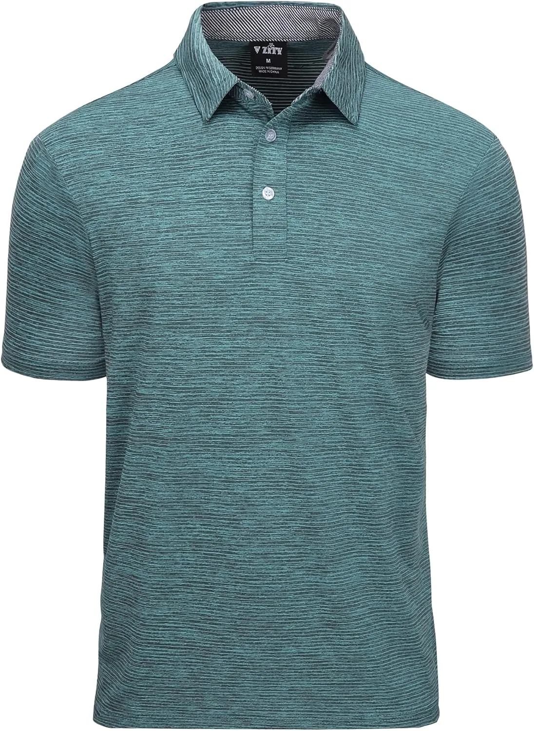 V VALANCH Mens Golf Polo Shirt Short Sleeve Performance Moisture-Wicking Cationic Shirt Casual Sports Tennis Shirt
